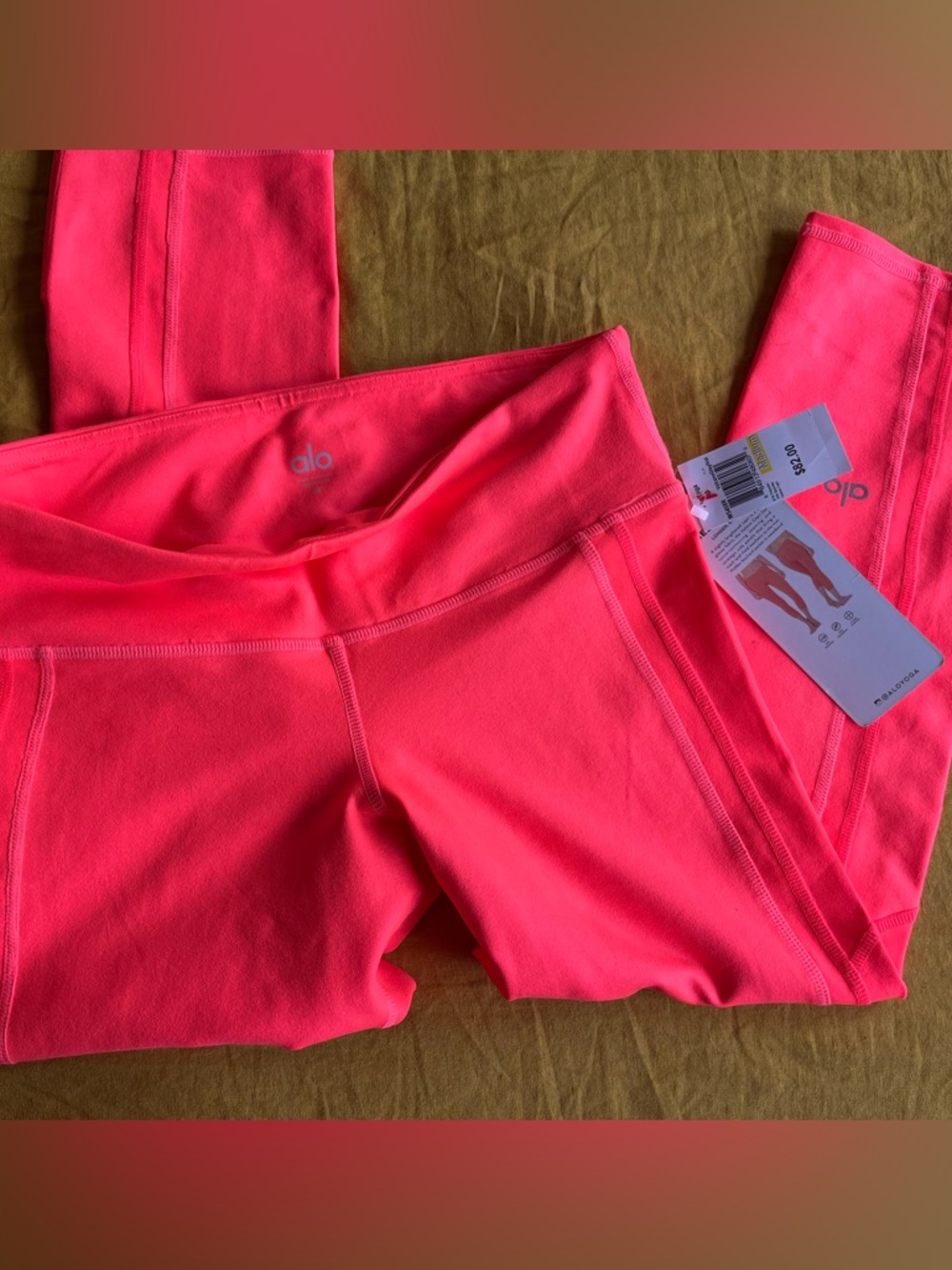 lululemon Helena Capri Sz Medium Orange